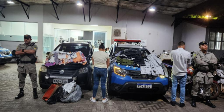 PMGO prende grupo do Rio de Janeiro suspeito de furtar lojas de roupas em Goiânia