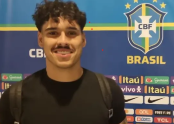 Lucas Halter Se Apresenta a Seleção Brasileira