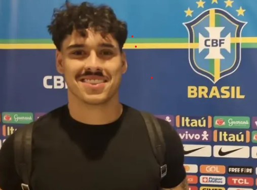 Lucas Halter Se Apresenta a Seleção Brasileira