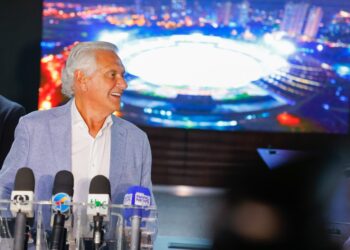 Caiado e Daniel Vilela anunciam leilão para nova gestão do Serra Dourada