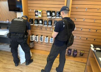 Polícia Federal e Receita Federal reprimem comércio ilegal de produtos eletrônicos nos Estados de GO, TO, MT e AM