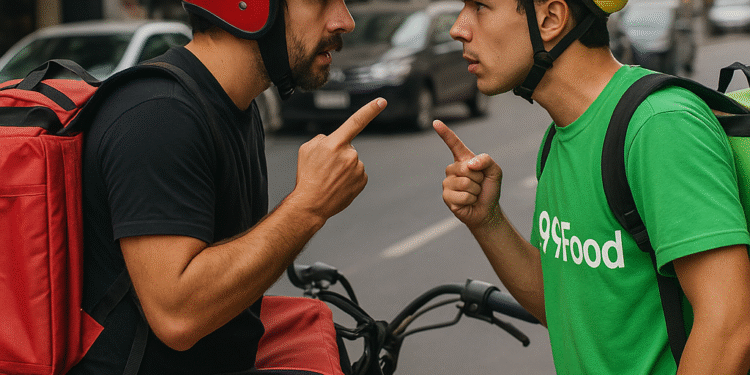 99Food desafia o domínio do iFood: a nova guerra do delivery no Brasil