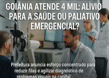 Mutirão oftalmológico em Goiânia atende 4 mil pessoas: alívio para a saúde ou paliativo emergencial?