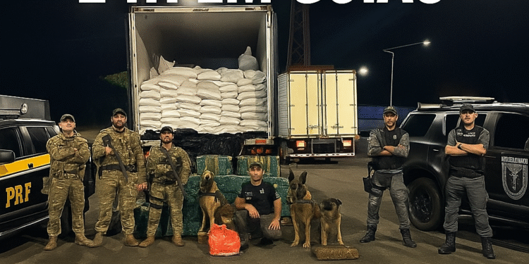 Polícia Aprende 1 Tonelada de Cocaína em Goiás