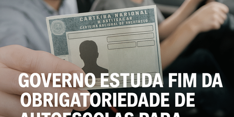 Governo estuda fim da obrigatoriedade de autoescolas para tirar CNH
