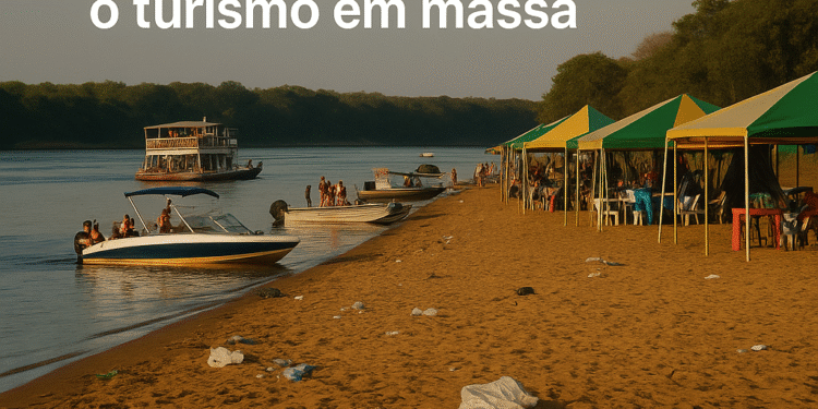 Temporada no Araguaia expõe: Aruanã brilha, mas segue despreparada para o turismo em massa
