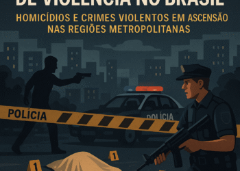 Aumento das Taxas de Violência no Brasil: Homicídios e Crimes Violentos em Ascensão nas Regiões Metropolitanas