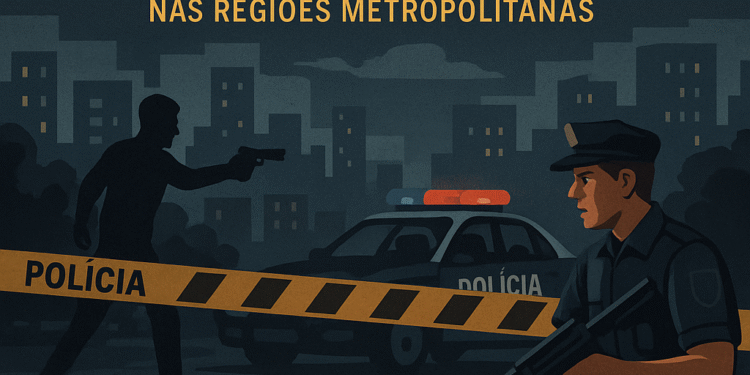 Aumento das Taxas de Violência no Brasil: Homicídios e Crimes Violentos em Ascensão nas Regiões Metropolitanas