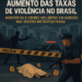 Aumento das Taxas de Violência no Brasil: Homicídios e Crimes Violentos em Ascensão nas Regiões Metropolitanas
