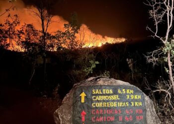 Incêndio na Chapada dos Veadeiros atinge mais de 820 hectares e acende alerta em Goiás