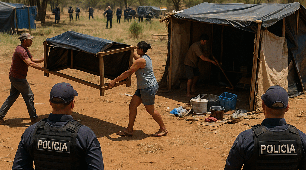 Reintegração em Goiás: governo realiza desocupação forçada de territórios e gera polêmica entre movimentos sociais e autoridades