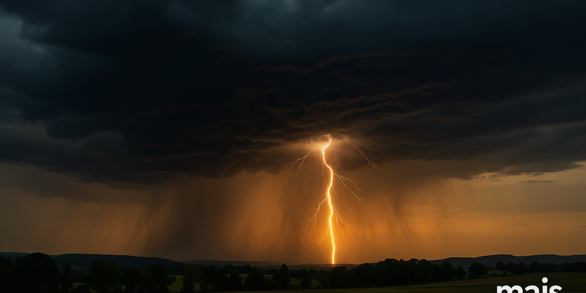 Alerta meteorológico para 105 municípios goianos