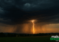 Alerta meteorológico para 105 municípios goianos