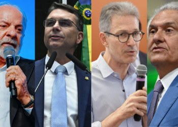 Lula empata tecnicamente com Flávio Bolsonaro, Zema e Caiado em cenários de segundo turno