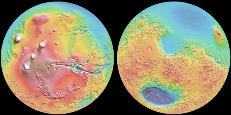 Marte pode ter abrigado um oceano que cobria um terço do planeta, indica estudo