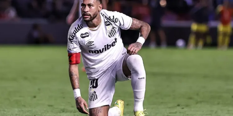 Neymar é desfalque no Santos para o clássico contra o Palmeiras pela Copa do Brasil