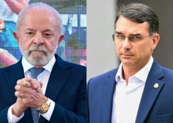 Flávio Bolsonaro cobra presença de Lula após ausência em debate e foca críticas no governo federal