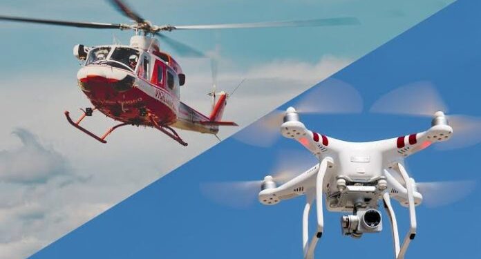 Drones do crime organizado com granadas cruzam rota de helicópteros no Rio