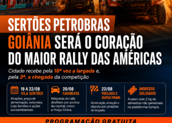 RALLY DOS SERTÕES 2026 TRANSFORMA GOIÂNIA NA CAPITAL DO RALLY COM PROGRAMAÇÃO GRATUITA, CARREATA E SUPER PRIME