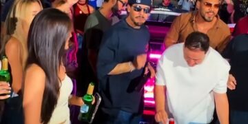 Zé Felipe grava clipe surpresa em bar tradicional de Goiânia