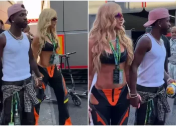 Look de Virginia em GP da Fórmula 1 em Madri divide opiniões e vira assunto na imprensa espanhola