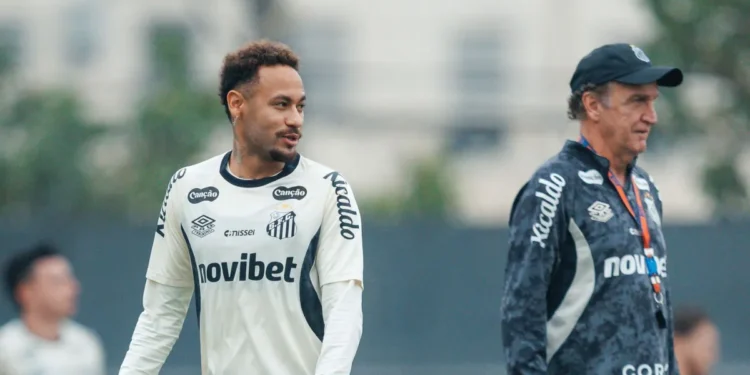 Neymar avança em transição física e deve reforçar o Santos contra o Flamengo na Vila Belmiro