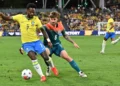 Brasil empata com a Austrália por 1 a 1 no primeiro teste após a Copa do Mundo