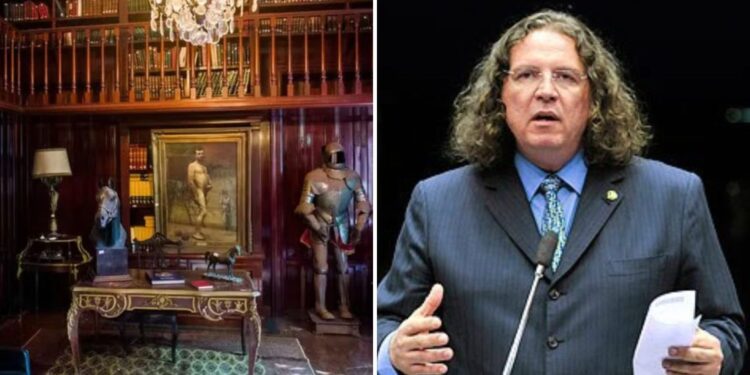 Biblioteca da mansão mais cara do Brasil, no Leblon, é arrematada por ex-senador e empresários