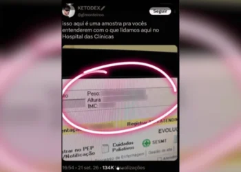 Médico do Hospital das Clínicas exibe dados sigilosos de paciente e faz piada sobre peso no X