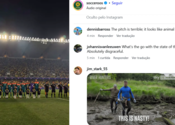 Péssimas condições do gramado em amistoso da Seleção Brasileira contra a Austrália geram onda de críticas