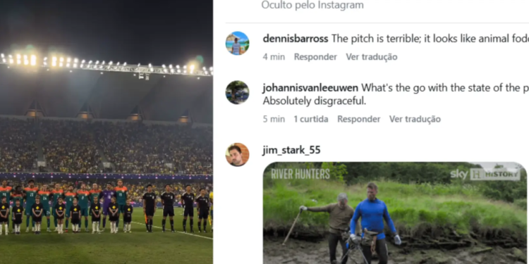 Péssimas condições do gramado em amistoso da Seleção Brasileira contra a Austrália geram onda de críticas