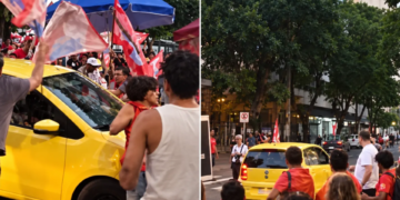 Manifestante é atropelado por motorista durante ato político em Belo Horizonte e suspeito é preso